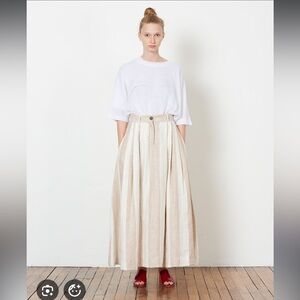 MARA HOFFMAN Tulay Linen Skirt - Plaza Stripe sz 6